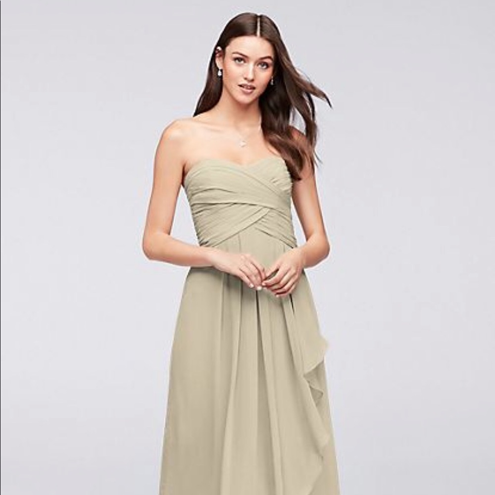 David’s Bridal Bridesmaid Dress- Champagne